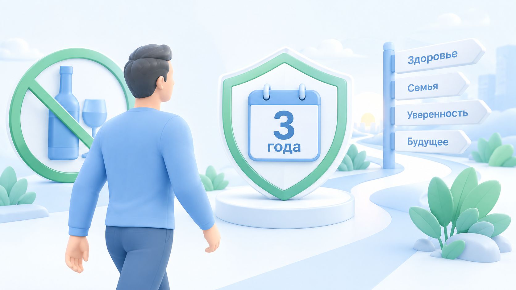 Инфографика кодирования от алкоголизма на 3 года: этапы лечения и поддержания трезвости